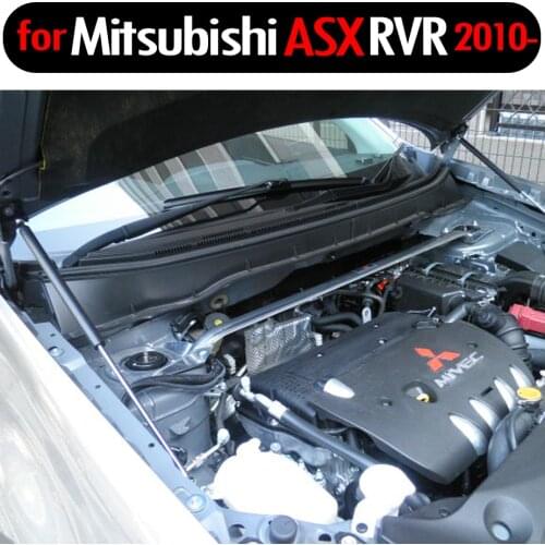 For Mitsubishi RVR ASX Outlander Sport 2010-2020 Front Bonnet Hood Modify Gas Struts Carbon Spring Damper Lift Support Absorber