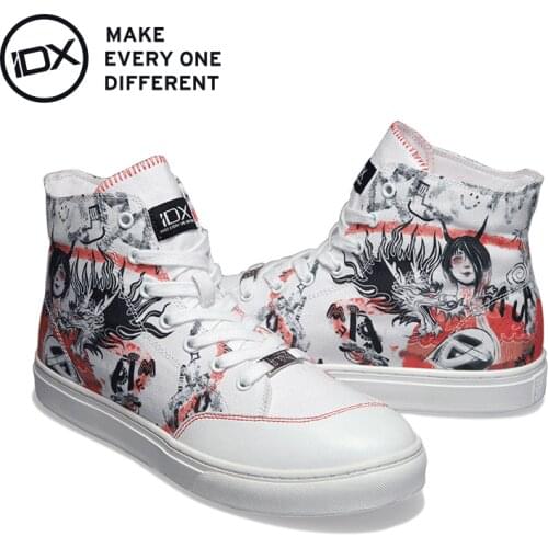 IDX weird story comfortable fashion graffiti street original work shoes woman