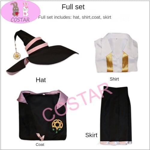 COSTAR Anime Wandering Witch:The Journey of Elaina Elaina Cosplay Costume Full Set Women Halloween Party Costume
