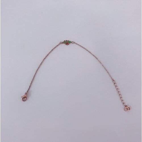 Beste Fook Rose Gold Bracelet Butterfly Bracelet Cute Simple Fashion Bracelet