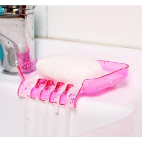 Bathroom Accessories Set Waterfall Soap Dish Plastic Soap Holder Bathroom Shower Sponge Soap Holder Bathroom Supplies Soap Dish