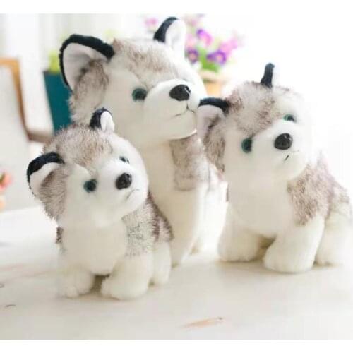 Huge 20-50CM Panda Kawaii Lying Pillow Stuffed Soft Animal Dolls Cute Husky Dog Plush Toys Children Baby Gift