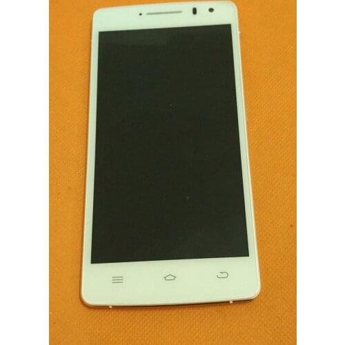 Used Original LCD Display +Digitizer Touch Screen+ Frame THL 2015A 5.0 Inch MTK6735 Quad-Core 1280x 720 Free shipping