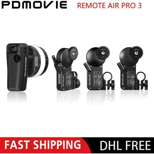 PDMOVIE REMOTE AIR PRO 3 Wireless follow focus Lens Control System for DSLR Camera RED BMPCC 4K Stabilizer vs TILTA Nucleus-M