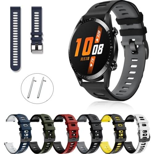 Watchband Wrist Band For Huawei GT 2 42/46mm Sport Silicone Strap For HONOR Magic Watch 2 42mm Watch Replaceable accessories