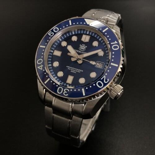 STEELDIVE SD1968 Luxury Mens Diving Watch 300M Waterproof Japan NH35 Automatic Movement BGW9 Super Luminous Sapphire Wristwatch