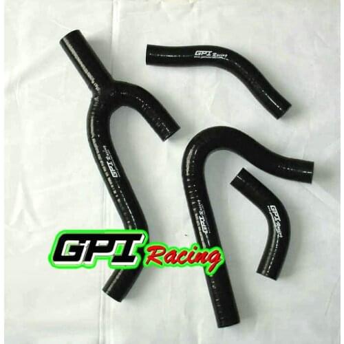 GPI silicone radiator hose FOR KTM 250MXC 250 MXC 1998 1999 2000 2001 2002 98 99 00 01 02 BLACK