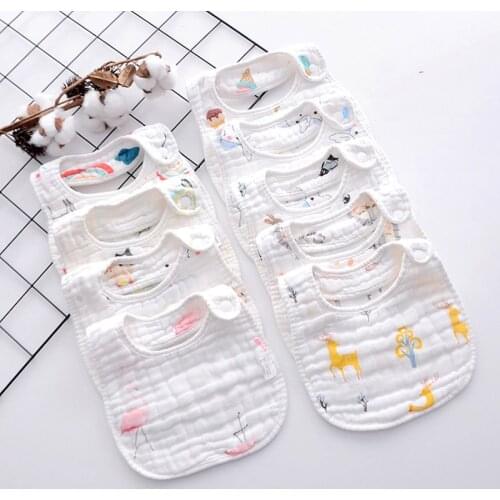 Baby Bibs Stuff U-shaped Bandana Feeding Burp Cloth Saliva Towel Newborn Baby Girl Boy Pacifier Cotton Bibs Kids Accessories set