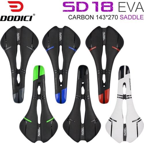 DODICI Carbon Fiber Ultralight Saddle Mountain Road Bike Comfortable Saddle Hollow Hollow Car Seat Racing Riding Saddle