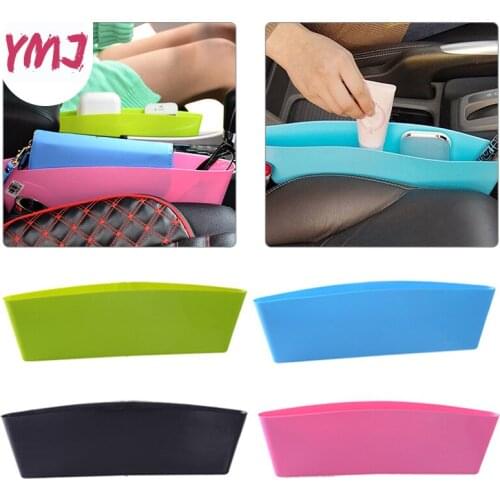 1PCS Universal Auto Car Seat Crevice Plastic Storage Box Cup Phone Holder Organizer Garbage Storage Box Car Accessories Supplies