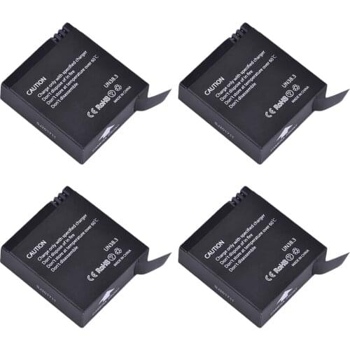 4Pc Original SJCAM SJ6 LEGEND Battery 1000mAh for SJ6 Legend SJ6 Legend Air Sports DV Cameras