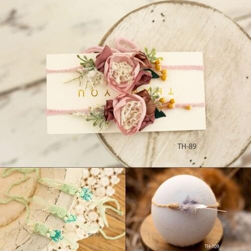 75-110 Style Baby Girl Boy Headband For Newborn Photography Props Accessories Accessory Photoshoot Elastic Hair Band Ribbons