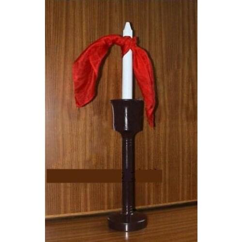 Free shipping Silk Candle Tied - magic tricks, stage,illusions, novelties party/jokes,silk,gimmick,mentalism