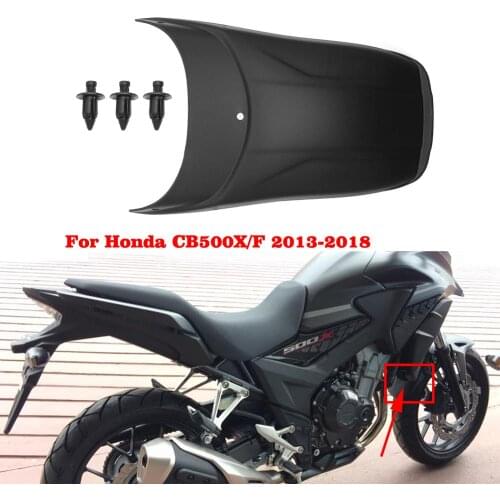 Motorcycle Tire Hugger Mudguard Extension Front Fender Black For HONDA CB 500X CB500X CB500F 2013 2014 2015 2016 2017 2018