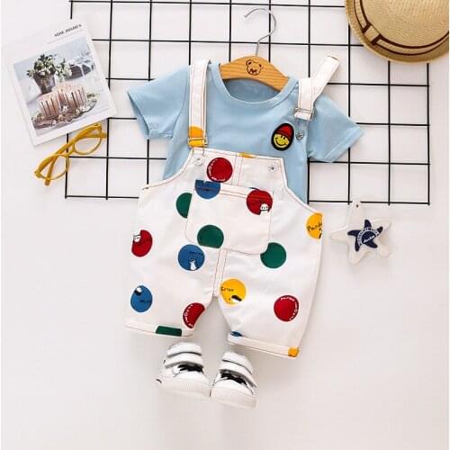 Summer Baby Boys Clothes Sets Leisure Sports Boy T-shirt + Shorts Sets Fashion Toddler Cotton Clothing Kids Clothes