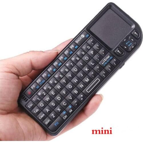 2.4GHz computer laser keyboard and mouse machine Android wireless mini controller PC laptop multimedia touch mouses keypad set