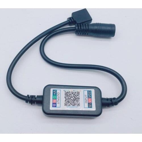 3 Ways Bluetooth-compatible RGB LED Light Controller DC 5V-24V Mini Wireless Dimmer For RGB LED Strip
