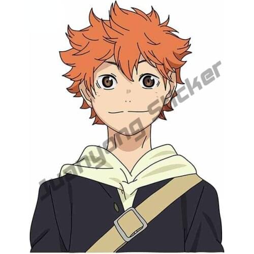 Creative Decals Haikyuu Waterproof Car Stickers and Decal Scratch-Proof for Bumper Window Trunk JDM Car Assessoires PVC13x10cm