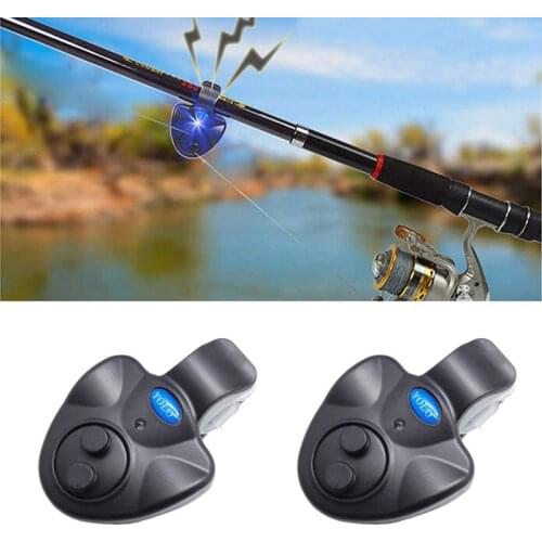 Best Sensitive Electronic Fishing Bite Alarm with Sound LED Lights Indicator For Fishing Pole Rods Line Carp Fishing Tool