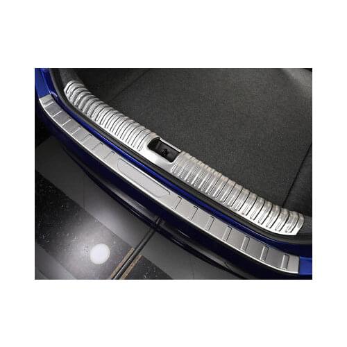 Outer + Inner Rear Bumper Protector Sill Trim 2pcs For Honda Accord 2018 2019