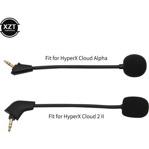 Headphone Microphone for Kingston HYPERX Cloud Alpha Revolver S Cloud 2 II Core Cloud Flight Gaming Headsets Accessories Mini