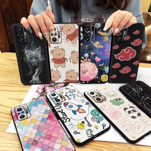 Shockproof Anti-dust Phone Case For Xiaomi Redmi Note10 Pro/Note10 Pro Max Cartoon Soft Case