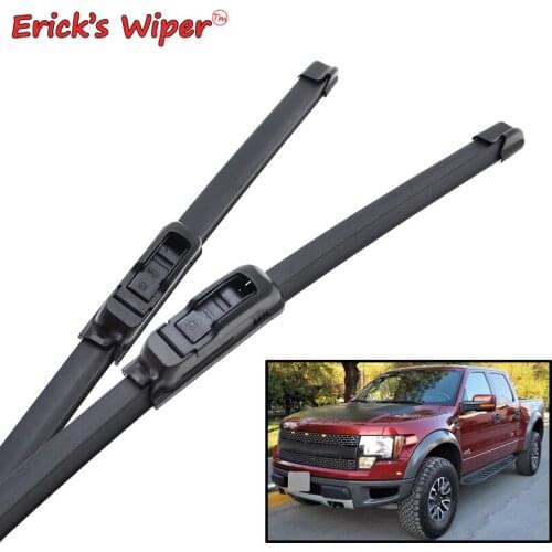 Ericks Wiper LHD Front Wiper Blades For Ford F150 F-150 Raptor LOBO XL XLT 2009~2020 Windshield Windscreen Front Window 22"+22"