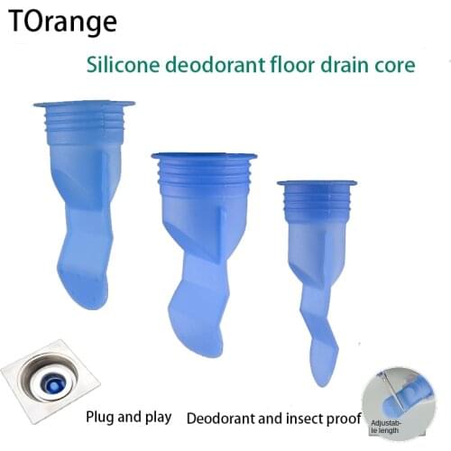 Toilet sewer toilet floor drain deodorant core washing machine floor drain deodorant anti - overflow silicone core household