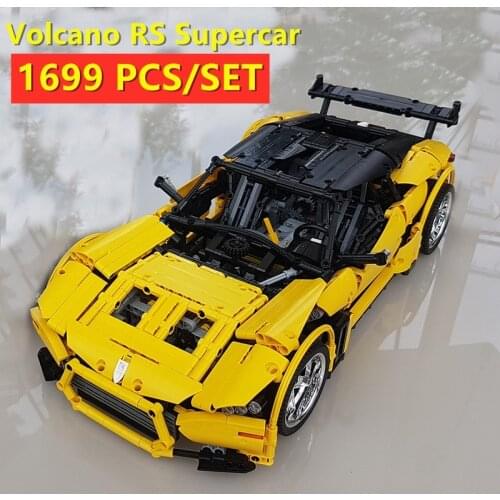Martin Volcano RS Supercar Compatible With Lepining DIY Series Model MOC-9613 Building Blocks Bricks Toys Kids Birthday Gifts