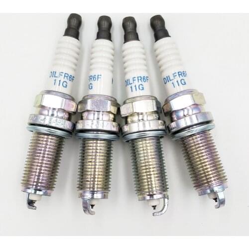 4PCS car parts 12290RBJ003 DILFR6F11G iridium Spark plug DILFR6F-11G 12290-RBJ-003 for Insight 1.3