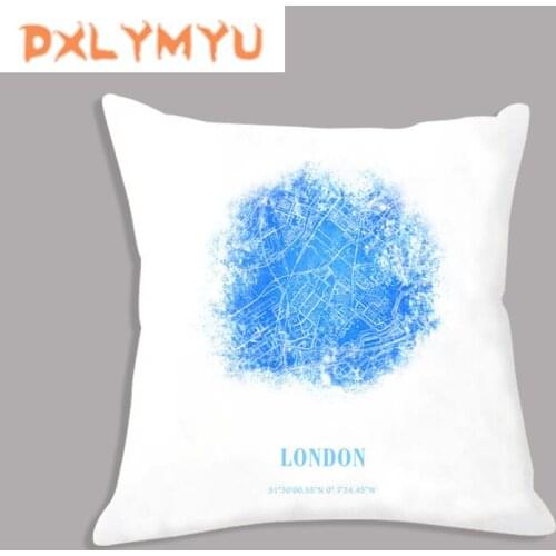 45x45cm Pillowcase Decorative Cushion Throw Pillow Cushion Soft Waist Pillow for Bedroom Sofa Home Office Car Decor
