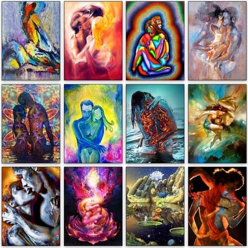 Full Square drill diamond Painting sexy couple 5D DIY diamond embroidery mosaic home decor painting алмазная мозаика