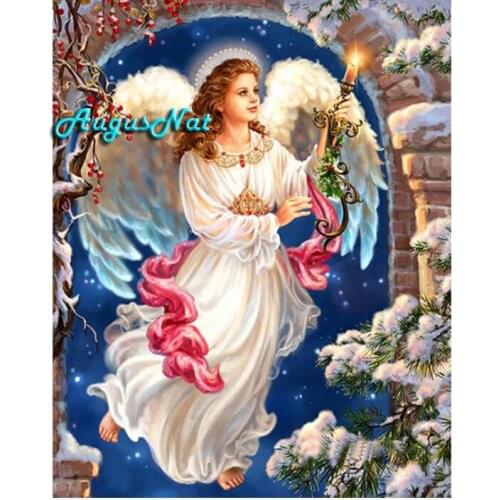 Angel wings diamond painting full square beauty girl wall art diamond embroidery cross stitch painting on canvas hand craft gift