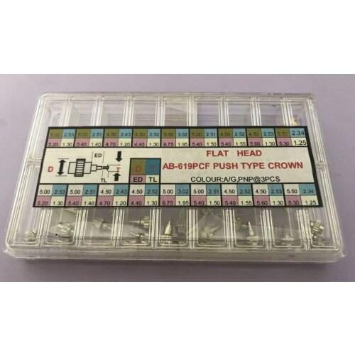 Free Shipping 1 Set Gold Plated/Stainless Steel Chronograph Drive In Daytona Style Pusher