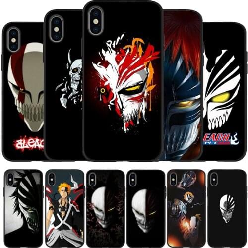 Bleach anime Ichigo Kurosaki Black TPU Silicone Soft Phone Case For iPhone 11 12 Pro X XR XS MAX 5 6 7 8 Plus SE 2020