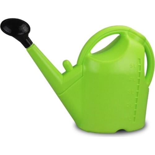 Large Capacity 5L Watering Can Long Spout Portable Manual Irrigation Small Spray Bottle Thickening Plant Watering Pot for Indoor