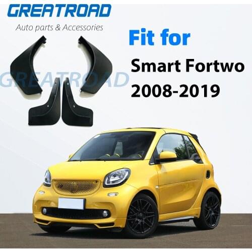 Mudflap for Smart Fortwo W451 451 W453 453 2008~2019 Fender Mud Guard Flaps Mudguards Accessories 2009 2010 2011 2015 2016 2018