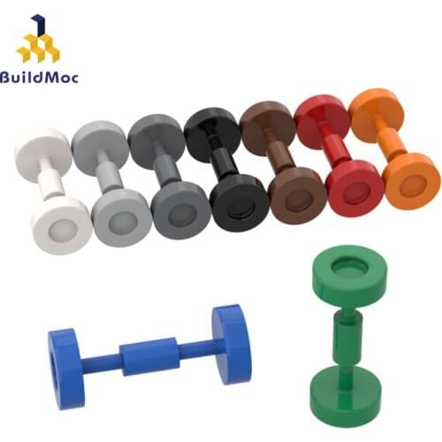 BuildMOC Compatible Assembles Particles 2496 Little Twin Wheel Building Blocks Parts DIY LOGO Educational gift Toys