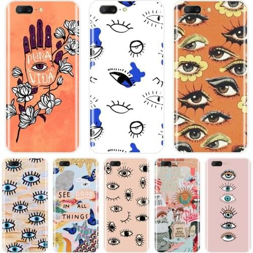Phone Cover For OnePlus 7 7 Pro 6 6T 5 5T 3 3T Case Silicone Eyes Eyelash Soft For One Plus 7 7 Pro 6 6T 5 5T 3 3T Phone Case