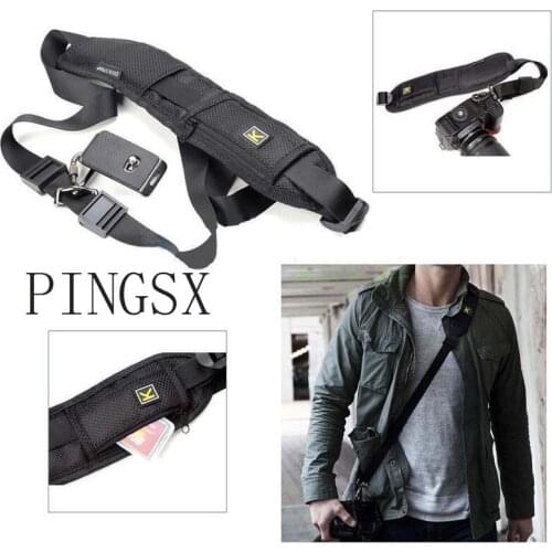 Black Single Shoulder Sling Belt Strap for Sony SLT-A35K SLT-A35 SLT-A37K SLT-A37 SLT-A55V SLT-A55 SLT-A58 SLT-A57K A57