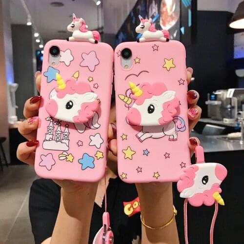 For Samsung A6 A7 A8 A9 J4 J6 J8 Plus A30s A51 A71 A50 A20 A30 Case Funny Pink Sailor Moon TPU Soft Phone Strap Rope Case