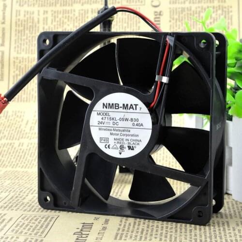 Original FOR NMB-MAT7 4715KL-05W-B30 12038 24V 0.4A Double Ball Inverter Fan