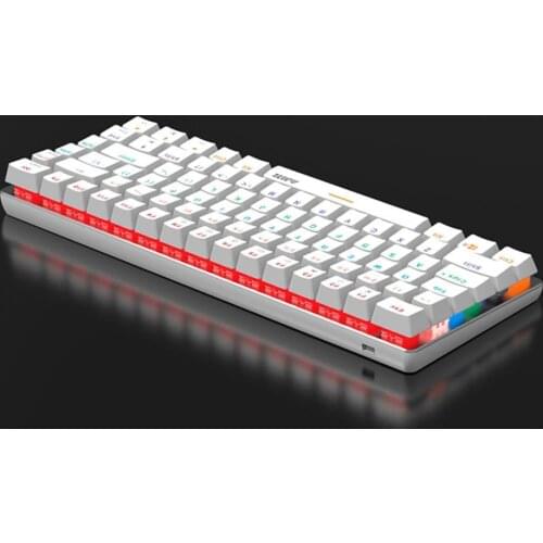 2 Colors Optional AJAZZ Reliable Wide Compatibility Office Keyboard Portable for PC