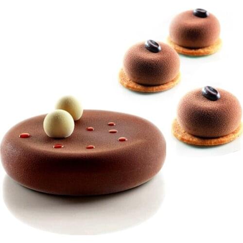 Oblate Shaped Cake Mold Silicone Dessert Mousse Mold Chocolate Candy jelly Truffle Moulds Baking Pan Cake Decorating Tool