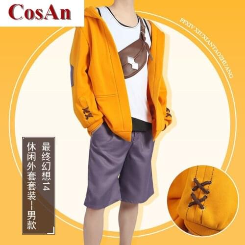 Hot Game FINAL FANTASY XIV FF14 Ishgard Cosplay Costume Fashion Leisure Outerwear Unisex Activity Party Role Play Clothing S-3XL