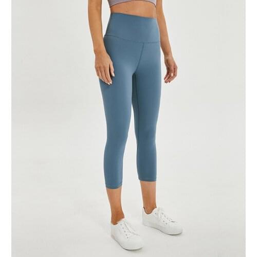 Vital Seamless Leggings Naked-Feels Plain Athletic Fitness yoga pants Women Gym Sport Workout Leggings Cropped Trousers Tights