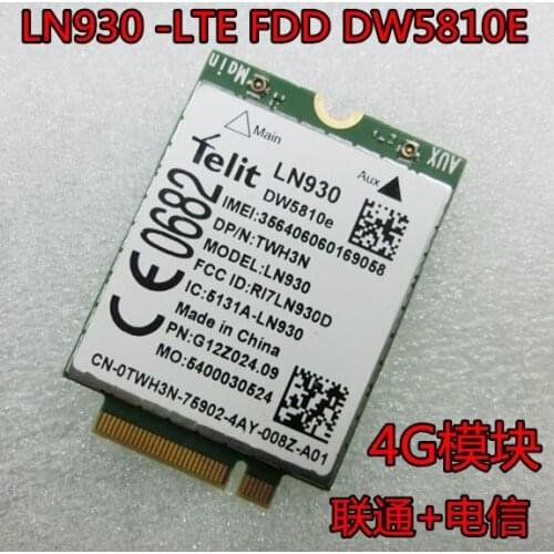 LN930 DW5810e For Dell Venue 11 Pro/E5250 Wireless LTE Mobile WWAN Card 4G/LTE/DC-HSPA+ 4G Card wireless module JINYUSHI STOCK