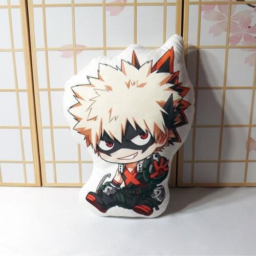 My Hero Academia Anime Cute Stuffed Doll Toy Lzuku Bakugou Todoroki Tsuyu Soft Plush Toys Kids Pillow Gift Size 45cm