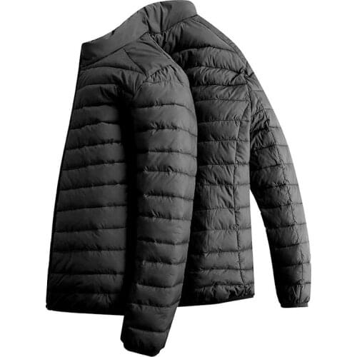 Mens Jacket Winter Stand Collar Lightweight Warm Cotton Jacket Casual Fashion Mens Clothing Jackets for Men Windbreaker YLJYFZ