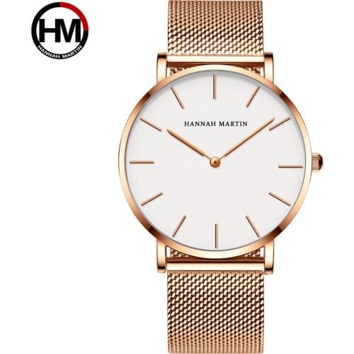Classic Big Dial Waterproof Mens Watch Japan Mov't Quartz Ultra-thin Simple Business Male Wristwatches Stain Steel Mesh Band